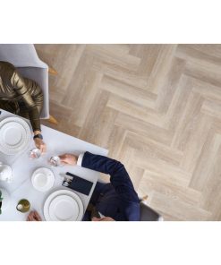 Panele winylowe SPC LVT Jodełka Dąb Stamford CA181 Klasa 33 5 mm TAK - Arbiton - zbliżenie