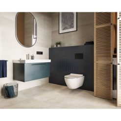 Panele winylowe SPC Concrete Beige 60x60 Beton Beż Matowy 6067232 Klasa 33 5 mm - Vilo - zbliżenie