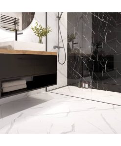 Panele winylowe SPC Calacatta White 60x60 Marmur Biały Kamień Matowy 6067235 Klasa 33 5 mm 4 5905952318560 panele winylowe spc calacatta white 60x60 marmur bialy kamien matowy 6067235 vilo 1