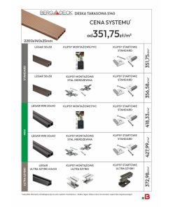 bb1104 deska tarasowa dwustronna bergdeck s140 ciemny teak 22m bergdeck 5