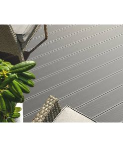 Deska tarasowa dwustronna BERGDECK B150 szczotkowana Antracyt 2,4m 25 mm - Bergdeck - zbliżenie