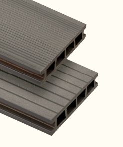 Deska tarasowa dwustronna BERGDECK B150 szczotkowana Antracyt 2,4m 25 mm - Bergdeck