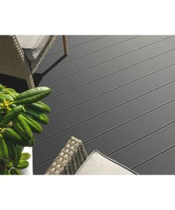Deska tarasowa dwustronna BERDECK Pure Grafit 2,4m 25 mm - Bergdeck - zbliżenie