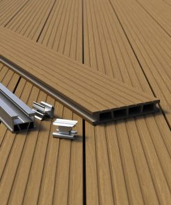 Deska tarasowa Wood szczotkowana Teak 2,4m 25 mm 10 bw0007 deska tarasowa wood szczotkowana teak 24m bergdeck 3