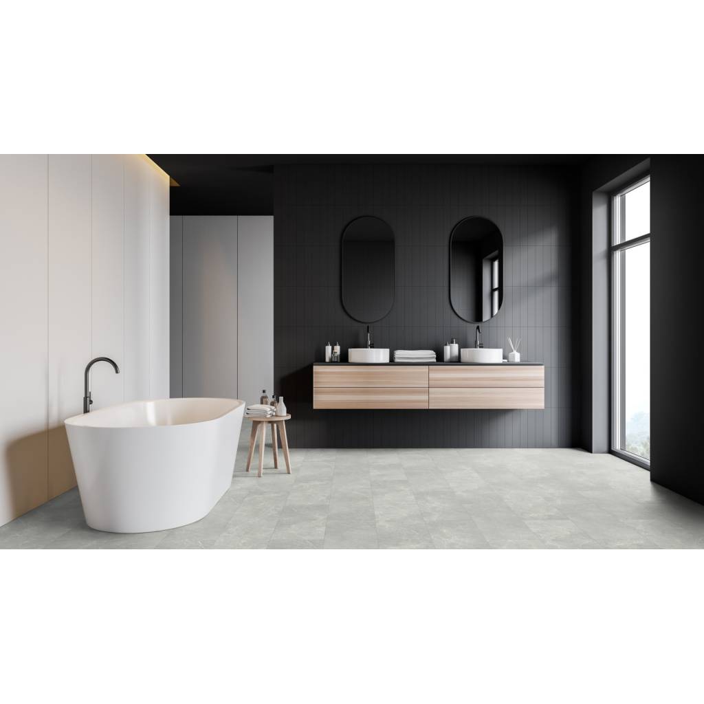 Panele winylowe SPC Marmo Grigio 300x600 mm CAL-4055 (300*600)-IB Klasa 33 5 mm 4 cal 4055 300600 ib panele winylowe spc marmo grigio 300x600 mm cal 4055 300600 ib lamett parquetvinyl 3