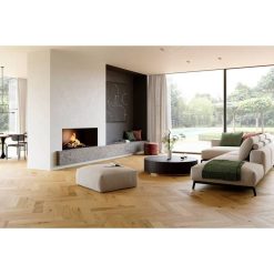 Chalet Natural Herringbone CHAL HB CL-110 14 mm - Lamett - zbliżenie