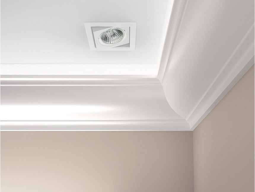 Listwa oświetleniowa gładka LOC-04 244cm 1 creativa loc 04 listwa oswietleniowa 1