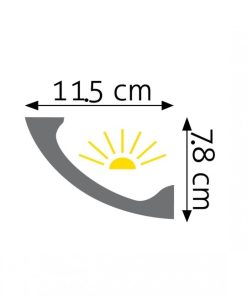Listwa oświetleniowa gładka LOC-07 244cm 3 creativa loc 07 listwa oswietleniowa 4