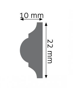 Listwa ścienna Creativa LPC-03 244cm 3 creativa lpc 03 listwa scienna gladka 5