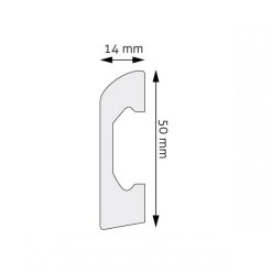 Creativa LPC-04 Listwa przypodłogowa - zbliżenie