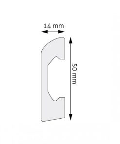 Listwa przypodłogowa, cokół Creativa LPC-04. 244cm - Creativa - zbliżenie