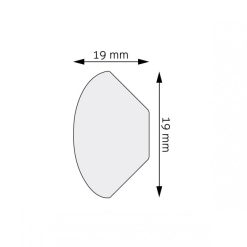 Listwa przypodłogowa, cokół Creativa LPC-12 244cm - Creativa - zbliżenie