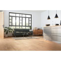 Podłoga Hybrydowa Stelvio Pure Oak 7 mm - Lamett - zbliżenie